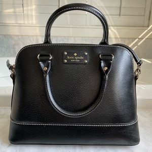 Brand New Kate Spade Black Leather Bag